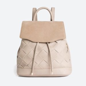 Tura Suede Detail Backpack